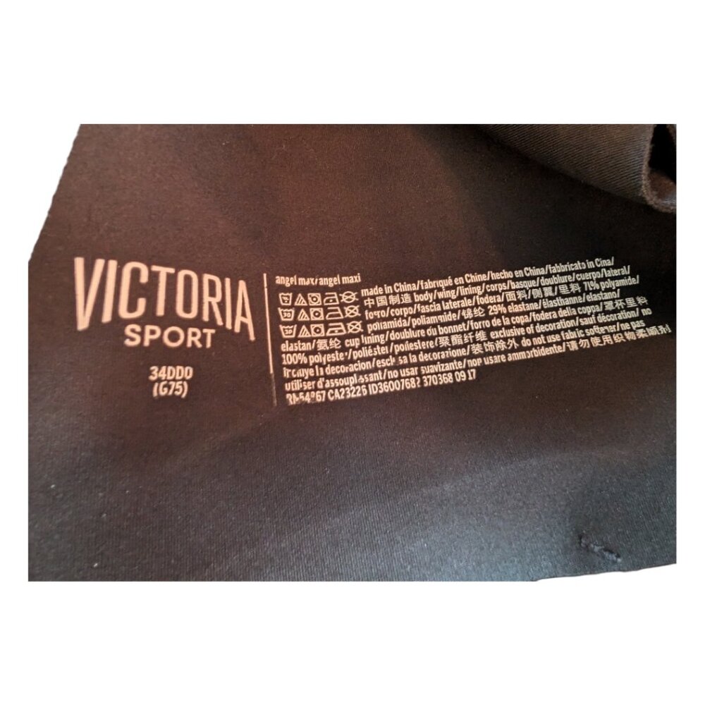 VICTORIA'S SECRET Angel Max Laser Cut High Support Sports Bra, 34DDD - Picture 6 of 12